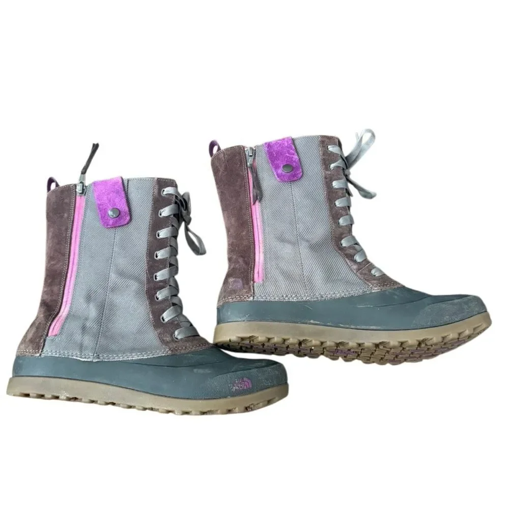The North Face Adapta Dual-Climate Boot Purple Brown 8.5